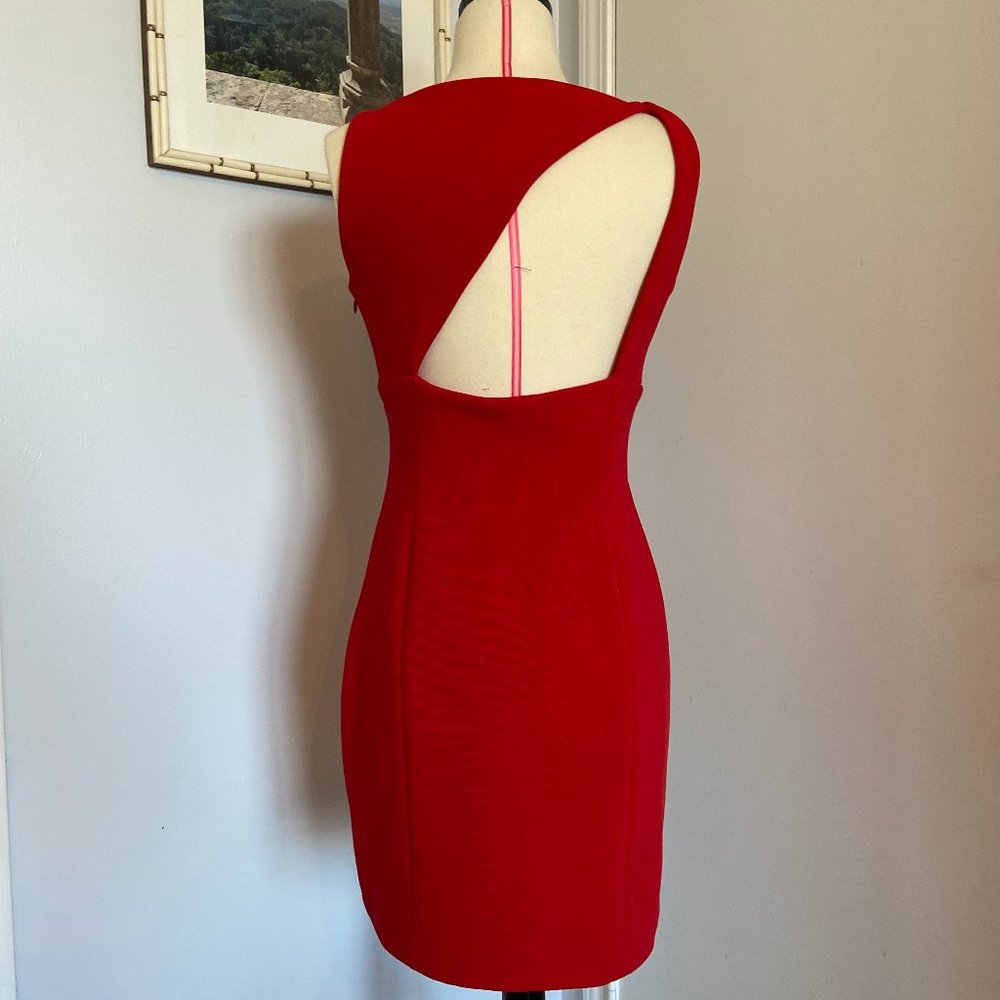 90s mini red dress